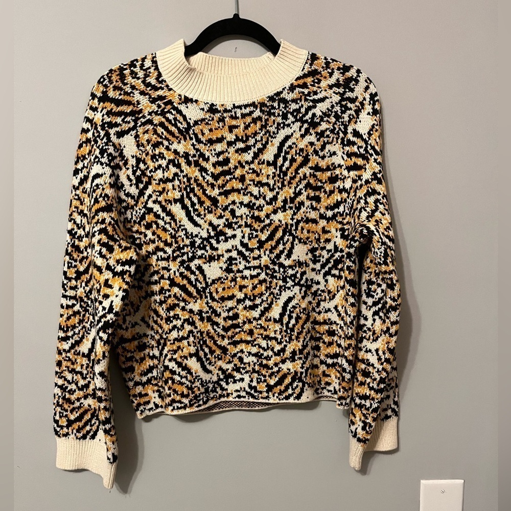 Rachel Comey X Target Animal Print Crewneck Pullover Sweater Size Small NWT